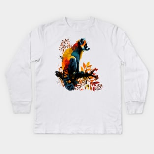 Lemur Kids Long Sleeve T-Shirt